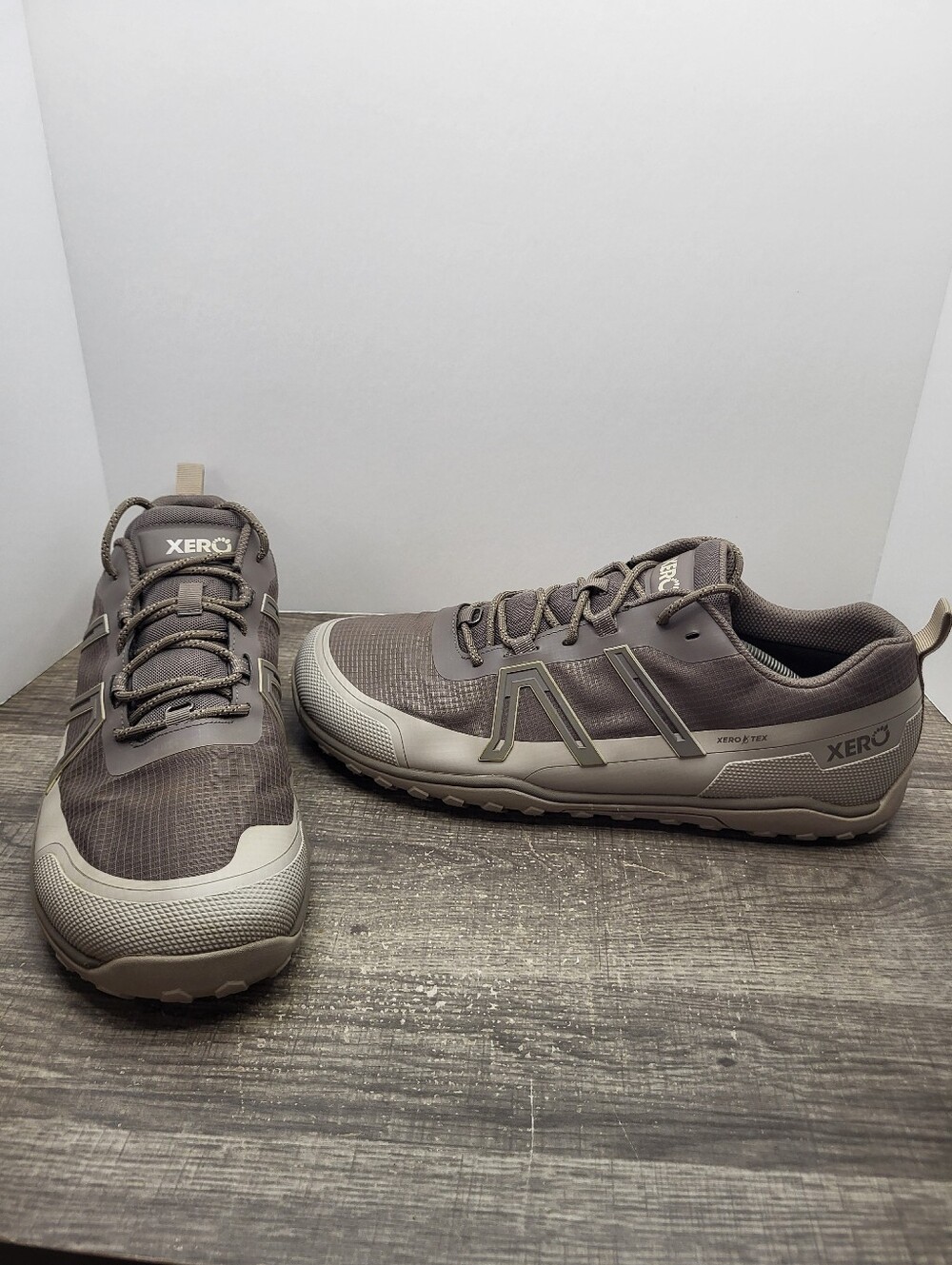 Xero Shoes Scrambler Trail Low GTX Waterproof Running Sneakers Mens Size 14 Grey